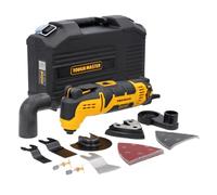 TOUGH MASTER Oscillating Multi Tool 310W 6 Variable Speeds 3° Oscillation Angle Quick Change Blade System, Corded Multitool with Accessories Set and Storage Case for Cutting, Sanding, Grinding