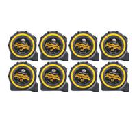 Tough Master Pocket Tape Measures 5M/16Ft Anti-Impact 25mm Wide Pack Of 8