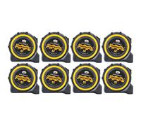 TOUGH MASTER Pocket Tape Measures Metric/Imperial 5M/16ft Anti-Impact 25mm Wide Tapes (8)