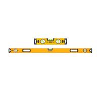 Tough Master Premium Box Beam Spirit Level 120Cm & 25Cm, High Accuracy Levelling Tool For Construction, Carpentry & Diy