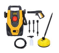 Tough Master Pressure Washer With Patio Cleaner 110Bar 1400W Compact Lightweight For Patio, Car, Garden
