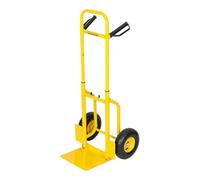 TOUGH MASTER Sack Truck 150 kg Capacity Industrial Hand Trolley with Pneumatic Tyres Robust Steel Frame Large Foldable Toe Plate Ideal for Lifting Delivery Moving Heavy Items Warehouse Garage