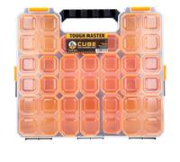 Tough Master Small Parts Carry Case / Organizer Light Stackable 21 Compartments