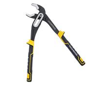 TOUGH MASTER Water Pump Pliers 10" 250mm Quick Change Adjustable Multigrip Groove Joint Pliers Industrial Plumbing Tools with Non-Slip Handle for Tightening & Loosening Nuts, Bolts, Pipe