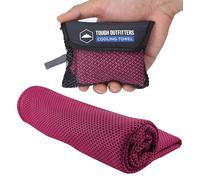 Tough Outdoors Cooling Towel 97.8 x 30.5cm (38.5"x12") - Cooling Towel for Neck & Face - Ice Towels Neck Wraps for Men & Women - Sweat Rag for Camping, Gym, Yoga & Sports
