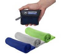 Tough Outdoors Cooling Towel Cooling Towels for Neck and Face, Ice Wrap and Sweat Towel for Camping, Gym, Yoga and Sports. Workout Towel for Sweat in Gym