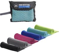 Tough Outdoors Cooling Towel - Cooling Towels for Neck & Face - Ice Wrap & Sweat Rag for Camping Gym Yoga & Sports - Workout Towel for Gym Sweat - Cool Towels for Extreme Heat - 6 Pack
