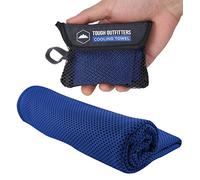 Tough Outdoors Cooling Towel for Neck, Face in Extreme Heat, Iced Bandage and Anti-Sweat for Camping, Gym, Yoga and Sports, Training Towel for