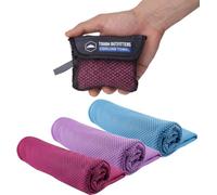 Tough Outdoors Cooling Towel Set 97.8 x 30.5cm (38.5"x12") - Cooling Towels for Neck & Face - Ice Towel Neck Wraps for Men & Women - Sweat Rag for Camping, Gym, Yoga & Sports