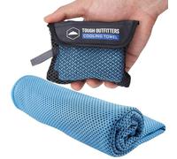 Tough Outdoors Cooling Towels - Neck and Face Towels for Summer Heat - Quick Cooling for Gym, Running, Golf, Yoga and Sports.