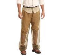 Tough Outdoors Mosquito Pants - Bug Pants for Men & Women - Net Bug Mesh for Gardening & Outdoor Protection from Flies, Gnats - with Free Carry Pouch - Green/Pants Only, Small-Medium