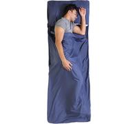 Tough Outdoors Sleeping Bag Liner - Adult Sleep Sack & Travel Sheets - Sleeping Bag Liners - Lightweight Travel Sleep Sack for Backpacking - Blue