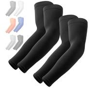 Tough Outdoors Sun Protection Sleeves for Men and Women - UV Arm Sleeves - Golf Sun Sleeves - Cycling Football Sleeves