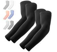 Tough Outdoors Sun Protection Sleeves for Men and Women - UV Arm Sleeves - Golf Sun Sleeves - Cycling Football Sleeves