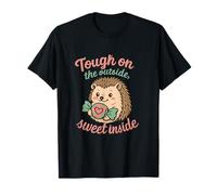 Tough Outside Sweet Inside Exotic Pet Hedgehog Novelty T-Shirt