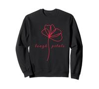 Tough Petals Minimalist Flower design graphic soft strength Sweatshirt