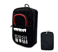 Tough Protection Golf Ball Storage - 14x5x21cm Multi-Pocket Golf Accessory Bag, Compact Ball Holder Pouch | Optimum Storage Tee Organizer Pouch for Men Women Golfers During Practice or Tournament