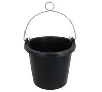 Tough Rubber Bucket Flexible Traditional Thick Rubber 7.5L with Rope Eye Boat