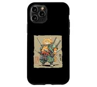 Tough Samurai Cat Multiple Swords Master Warrior Art Case for iPhone 11 Pro