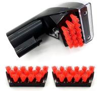 Tough Stain Brush Replacement Kit for Bissell Carpet Cleaners Perfect for Cleaning Hard to Reach Areas (1+2 Pack Black)