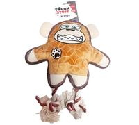 Tough Stuff Pet Toy - Brown - Made for Rough and Tough Play - Perfect for Playtime and Complete With a Squeaker