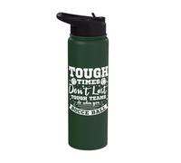 Tough Times Don't Last Tough Teams do When You Bocce Ball Stainless Steel Insulated Water Bottle
