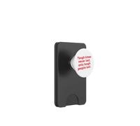 Tough Times Never Last Only Tough People Last Motivational PopSockets PopWallet for MagSafe