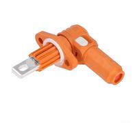 Tough Weatherproofing in the Design of the High Performance IP67 rated battery connector (orange)