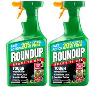 Tough Weed Killer - 1.2L (Pack of 2) | Fast Acting, Long-Lasting Formula for Effective Weed Control on Lawns, Pathways, Patios, and Driveways | Kills Weeds to the Root