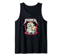 Tough Yeti Punch Monster with Monkey Toy Graphic Tank Top