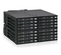 ToughArmor MB516SP-B Rugged 16 x 2.5" SAS/SATA HDD/SSD Mobile Rack Enclosure for 2 x 5.25" Bay (4 x Mini-SAS HD)
