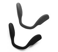 ToughAsNails 2 Pieces Black & Gray Standard Fit Replacement Nose Pads for Oakley Split Shot OO9416/Split Time OO4129 Sunglasses