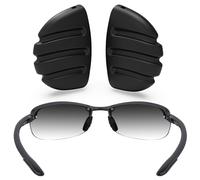 ToughAsNails Black Replacement Nose Pads for Maui Jim Makaha MJ405/Sandy Beach MJ408/Ho'okipa MJ407 Sunglasses