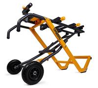 ToughBuilt - 10' Gravity Miter Saw Stand with Universal Tool Mounts - Easy Storage Folding Saw Stand with Rubber Tires - (TB-S600-UK)