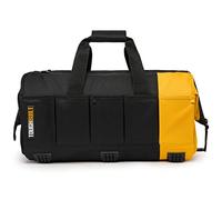 ToughBuilt - 20" Massive Mouth Tool Bag - 51 Pockets & Loops, Heavy-duty, Rigid Hard Body Lining, Zipper Lock Wide Mouth Tool Storage/Organizer Box, Plastic-lined External Pocket - (TB-60-20-UK)