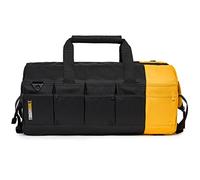 ToughBuilt - 26" Massive Mouth Tool Bag | 62 Pockets & Loops, Extreme Large Capacity Tote, Heavy-Duty Steel Reinforced Handles, Zipper Lock Wide Mouth Tool Storage/Organizer Box - (TB-60-26-UK)