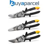 Toughbuilt Aviation Snips Set of x3 Tin Snip Left Right Straight Cut TB-H4S3-60