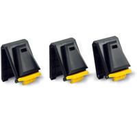ToughBuilt ClipTech Series - 3-Piece ClipTech Hub Set, Universal Attachment Points for ClipTech Tool Pouches, Belts, and Wall Storage