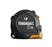 TOUGHBUILT High Precision Alloy Tape Measure Metric Auto-Lock Thickening Wear Resistant Alloy Tape Measure 8 Meter