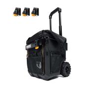 Toughbuilt Large Rolling Massive Mouth Bag 350mm Cliptech Bar + Extra Hub Clips