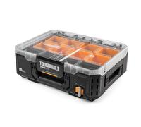 Toughbuilt Stacktech Black & Orange Organiser With 12 Compartments