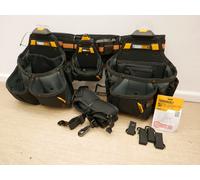 TOUGHBUILT TB CT 101 5P 5PC PRO CONTRACTOR TOOL BELT RIG POUCH SET