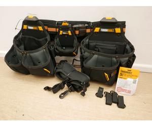 TOUGHBUILT TB CT 101 5P 5PC PRO CONTRACTOR TOOL BELT RIG POUCH SET