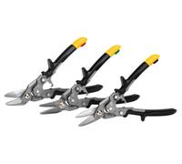 Toughbuilt Tb-H4S3-60 3Pc Aviation Tin Snip Set (Left, Right + Straight Cut)