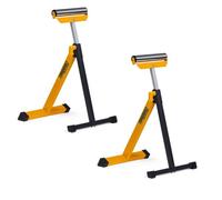 Toughbuilt Tb-S200 Twin Set Heavy Duty Roller Stand Adjustable Material Support