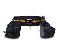 ToughBuilt - Tradesman Tool Belt Set - Includes 2 Pouches, Padded Belt, Heavy Duty, Deluxe Organizer Premium Quality - 27 Pockets, Pry Bar Loop, 2 Patented ClipTech Hubs - (3 Piece) (TB-CT-111-3P-UK)