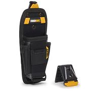 ToughBuilt Utility Holster Pouch - Nylon, 3 Pockets & Loops, Tape Measure Clip, Screw Driver, Pencil Holder, Adjustable Tool Holster Accessories, Multi-Tool Organizer