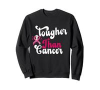 Tougher Than Brest Cancer Funny Beat The Cancer Apparel Sweatshirt