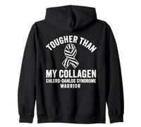 Tougher Than My Collagen Ehlers-Danlos Syndrome Warrior Zip Hoodie