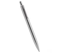 Toughlink Touch-Sensitive Push-Button Slim Bolt Pen, Stainless Steel And Chrome-Plated Ballpoint Pen, Bullet-Shaped 1.0 Nib, Smooth Writing, For Office And Everyday Use, Black Ink